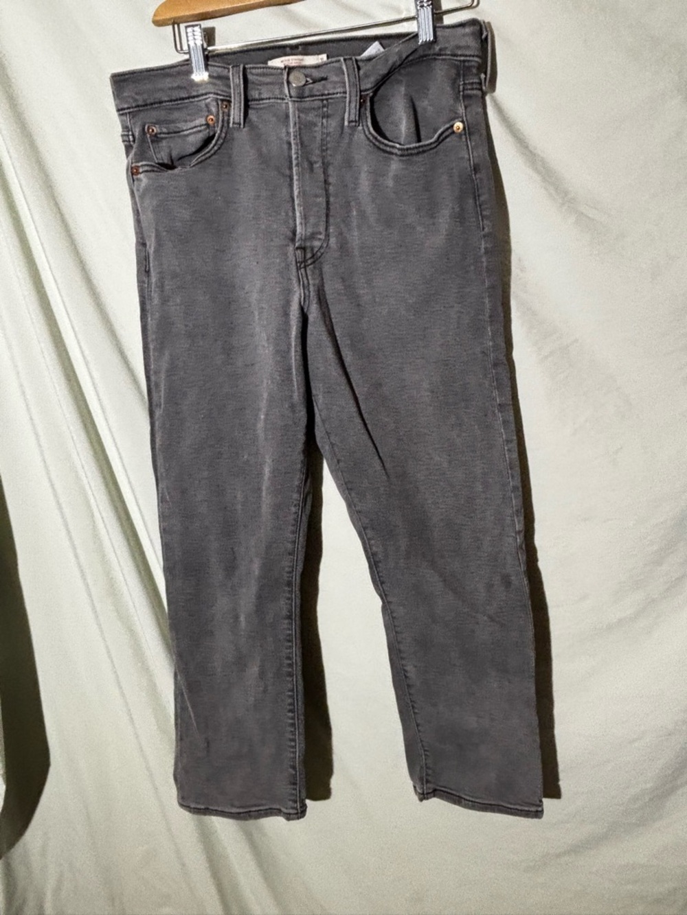 Grey Levi Wedgie Jeans